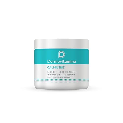 Dermovitamina Burro Corpo Idratante - Idratazione Fino A 48H - Crema Corpo - Pelle Secca E Sensibile - Texure Ricca - Rapido Assorbimento - Delicato P
