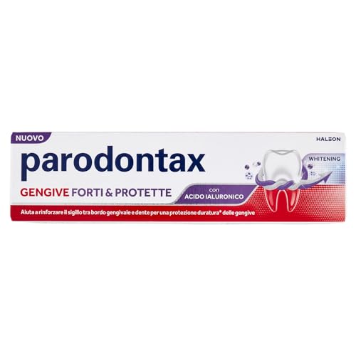 Parodontax Dentifricio Gengive Forti & Protette Whitening Con Acido Ialuronico 75 Ml