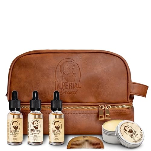 Astuccio Per La Barba Imperial Beard Con Oli E Cera