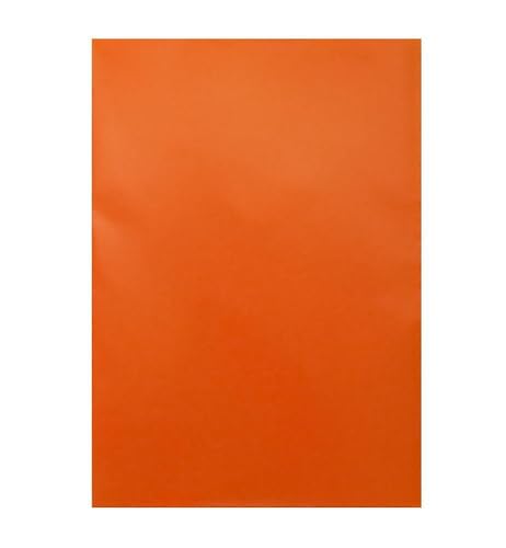 Carta Regalo Lucida 70X100 Kartos Arancione 5 Fogli