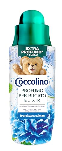 Coccolino Profumo Per Bucato Freschezza Celeste, Extra Profumo* A Lungo. Efficace Anche A Freddo E Nei Cicli Brevi, Con Note Di Fragranza Patchouli, L