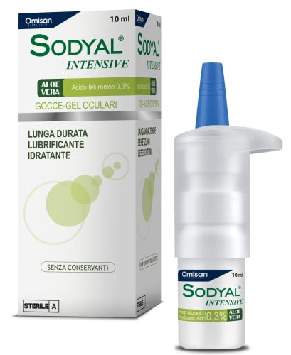 Sodyal Intensive Gocce-Gel Night Repair Per Occhi Secchi, Stanchi E Irritati - 10 Ml