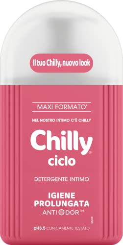Chilly, Detergente Intimo Ciclo, Azione Di Igiene Prolungata, Con Complesso Anti-Odor, Igiene Intima, Con Agenti Dalle Proprietà Antibatteriche E Anti