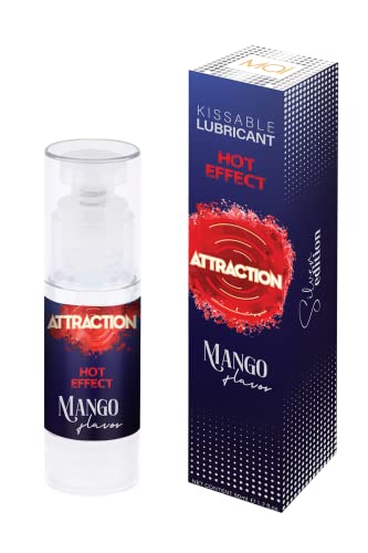 Attraction Mai Attrazione Kissable Lubrificante Effetto Caldo Gusto Mango Transparent 50 Ml