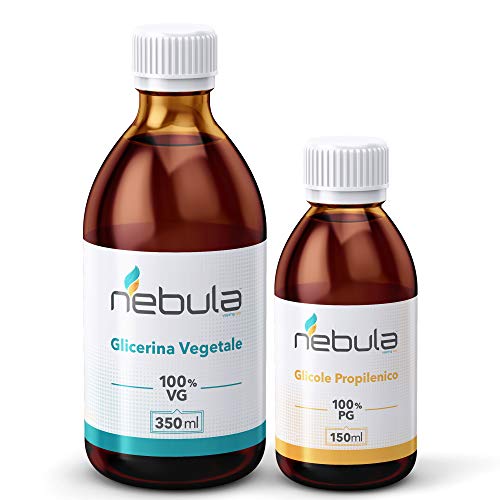 Kit Base Neutra 500 Ml 70Vg/30Pg - Glicole Propilenico + Glicerina Vegetale