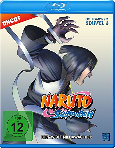 Naruto Shippuden, Staffel 3: Die Zwölf Ninjawächter (Episoden 274-291, Uncut) [Blu-Ray]