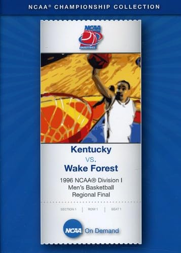 1996 Ncaa Division 1 Kentucky Vs. Wake Forest