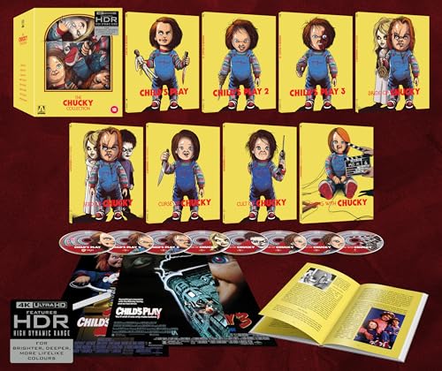 Child'S Play Collection - All-Region Uhd Boxset But The Blu-Rays For The First 'Child'S Play' Film & Documentary 'Living With Chucky' Are Region B