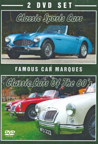 Classic Sports Cars & Classic Cars Of The 60'S Famous Car Marques - 2 Dvd Set