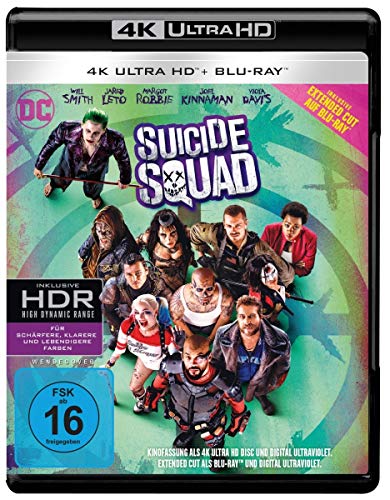 Suicide Squad (Kinofassung Als 4K Ultra-Hd) (+ Extended Cut Als Blu-Ray)