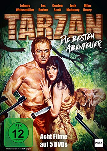Tarzan - Die Besten Abenteuer / Acht Spannende Abenteuer Mit Den Beliebtesten Tarzan-Darstellern (Pidax Film-Klassiker) [5 Dvds]
