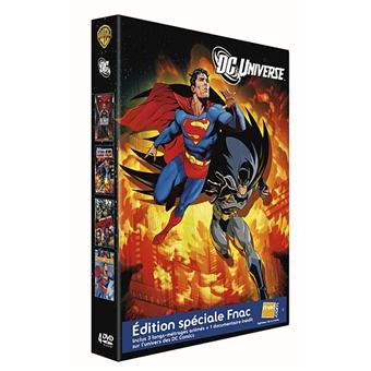 Coffret 4 Dvd Dc Universe Super Heros