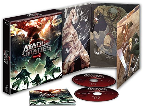 Shingeki No Kyojin (Ataque A Los Titanes Temporada 2. Episodios 1 A 12. - Ed.Coleccionista, Importé D'Espagne, Langues Sur Les D