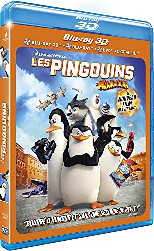 Les Pingouins De Madagascar [Combo Blu-Ray 3D + Blu-Ray + Dvd] [Edizione: Francia]