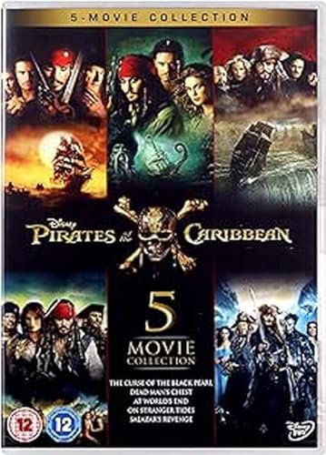 Pirates Of The Caribbean 1-5 Boxset (5 Dvd) [Versione Inglese]