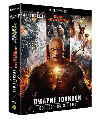 Dwayne Johnson - Coffret 3 Films : Rampage - Hors De Contrôle + San Andreas + Black Adam 4K Ultra Hd