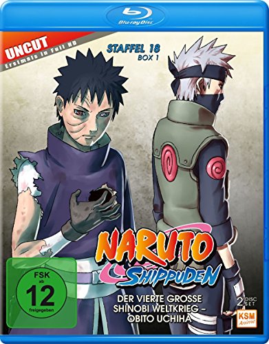 Naruto Shippuden - Der Vierte Große Shinobi Weltkrieg - Obito Uchiha/Uncut - Staffel 18.1: Folgen 593-602