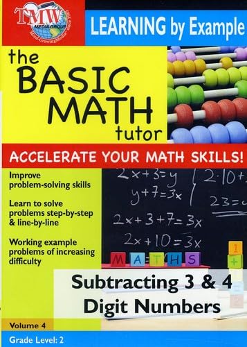Basic Math Tutor Subtracting 3 & 4 Digit Numbers [Edizione: Regno Unito]