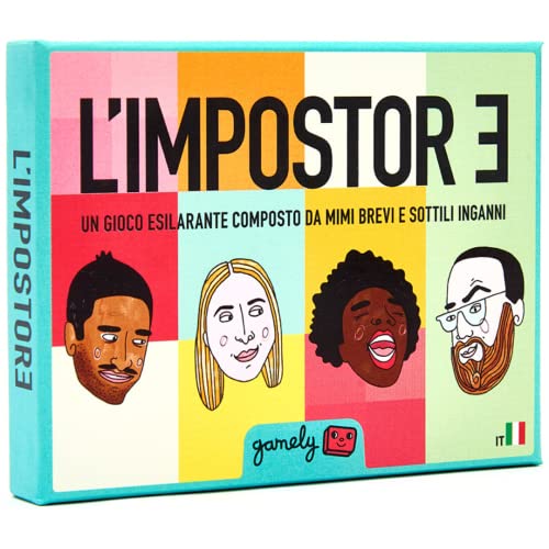 Gamely L’Impostore: Il Divertentissimo Gioco Tascabile Di Mimi Brevi E Deduzioni Astute [Italiano]