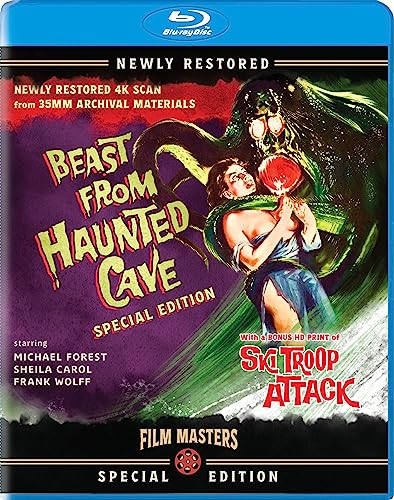 Beast From Haunted Cave (1959) With Bonus Film, Ski Troop Attack