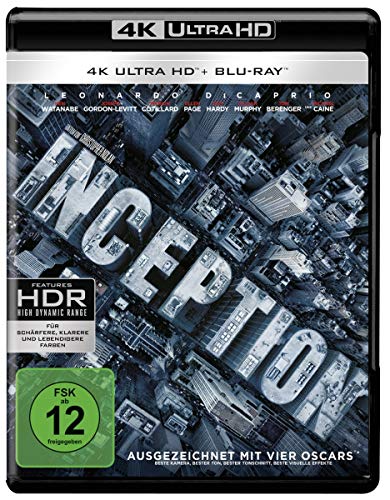 Inception (4K Ultra-Hd) (+ 2 Blu-Rays)