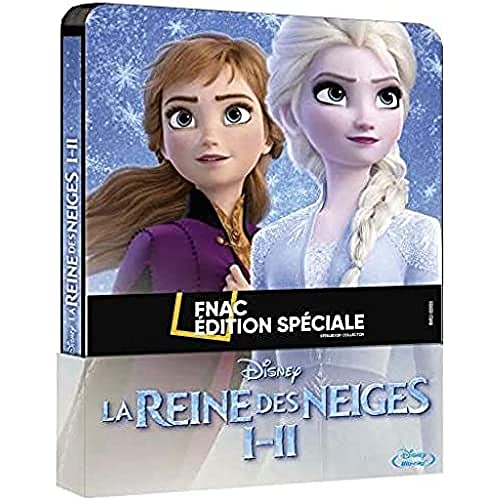 Bluray Coffret La Reines Des Neiges I - Ii Steelbook Edition Speciale Fnac