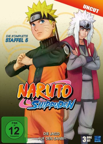 Naruto Shippuden, Staffel 5: Die Jagd Auf Den Sanbi (Episoden 309-332) [3 Dvds]