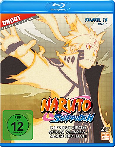 Naruto Shippuden - Staffel 15 - Box 1 (Folgen 541-554, Uncut) [Blu-Ray]