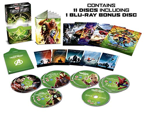 Marvel Studios Cinematic Universe: Phase Three - Part One 4K Ultra-Hd [Blu-Ray] [2019] [Edizione: Regno Unito]