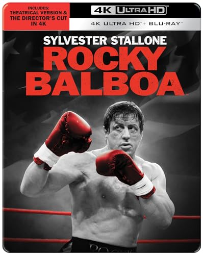Rocky Balboa Steelbook [4K Ultra Hd] [2006] [Blu-Ray] [Region Free]