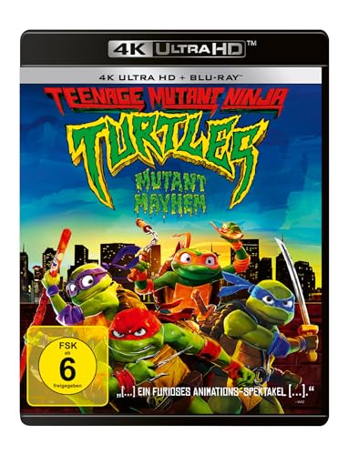 Teenage Mutant Ninja Turtles: Mutant Mayhem (4K Ultra Hd) (+ Blu-Ray)