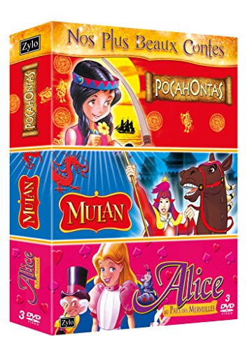 Coffret Tri Pack, Vol. 1 : Pocahontas ; Mulan ; Alice Au Pays Des Merveilles