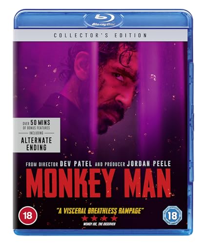 Monkey Man [Blu-Ray] [2024] [Region Free]
