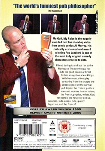 Al Murray - The Pub Landlord: My Gaff My Rules [Edizione: Regno Unito]