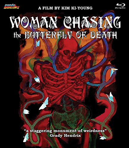 Woman Chasing The Butterfly Of Death