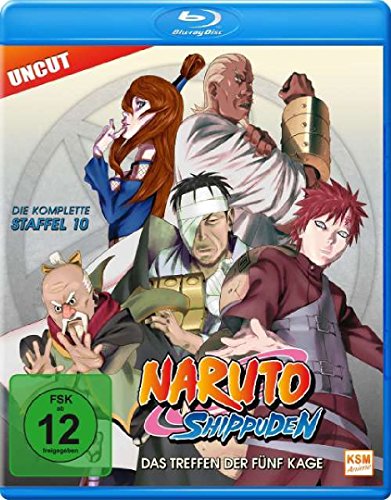 Naruto Shippuden - Das Treffen Der Fünf Kage (Staffel 10: Folge 417-442 - Uncut) [Blu-Ray]
