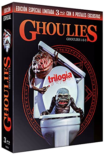 Ghoulies 1-2-3 Digipack Edición Especial Limitada Con Postales Bd