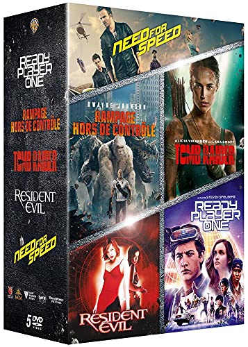 Coffret Films Issus De Jeux Vidéos 5 Films