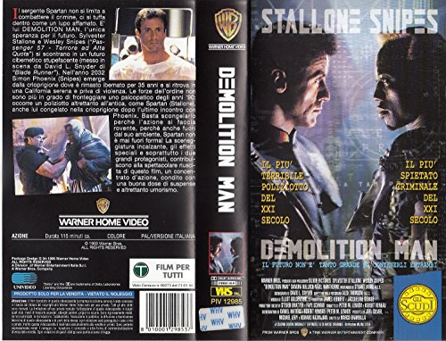 Demolition Man (1993) Vhs