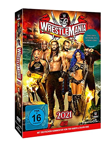 Wwe - Wrestlemania 37 - Ltd Bonus 4Th Disc Edition