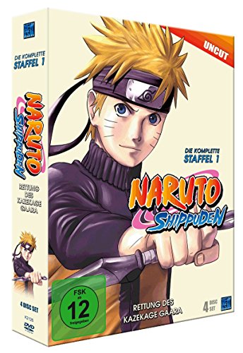 Naruto Shippuden, Staffel 1: Rettung Des Kazekage Gaara (Episoden 221-252, Uncut) [4 Dvds]