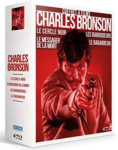 Charles Bronson-Coffret 4 Films : Le Cercle Noir + Le Messager De La Mort + Les Baroudeurs + Le Bagarreur [Blu-Ray]