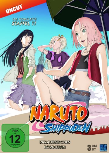 Naruto Shippuden - Staffel 11: Paradiesisches Bordleben (Episoden 443-462, Uncut) [3 Dvds]