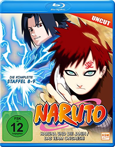 Naruto - Haruna Und Die Janin / Das Team Ongaeshi (Staffel 8 & 9: Folge 184-220 - Uncut) [Blu-Ray]