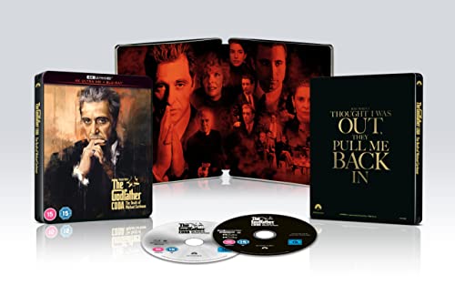 The Godfather Coda 4K Uhd - Steelbook [Blu-Ray] [2022] [Region A & B & C]