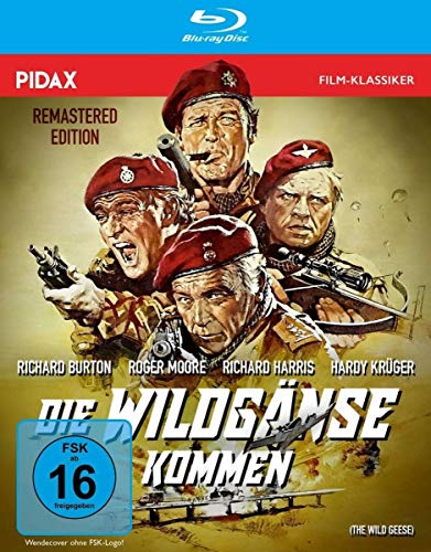 Die Wildgänse Kommen - Remastered Edition (The Wild Geese) / Spektakuläre Söldner-Action Mit Weltstarbesetzung In Brillanter Hd-Qualität (Pidax Film-K