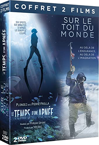 Coffret Le Temps D'Une Apnée + Sur Le Toit Du Monde 2 Dvd Avec Fourreau