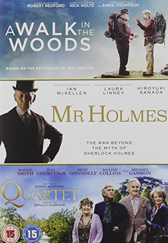 Walk In The Woods, A / Quartet / Mr. Holmes (3 Dvd) [Edizione: Regno Unito]
