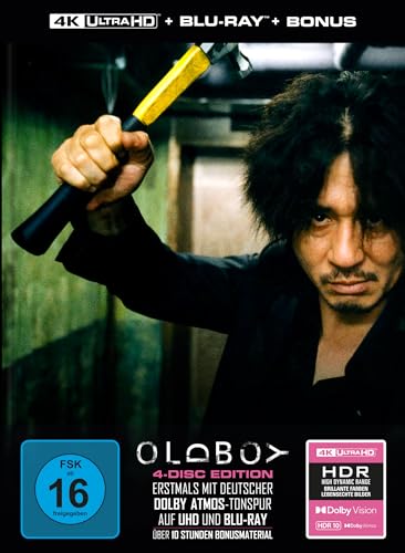 Oldboy - 4-Disc Limited Collector'S Edition Im Mediabook (4K Ultra Hd + Blu-Ray + 2 X Bonus-Blu-Ray)