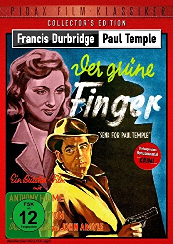 Francis Durbridge: Paul Temple - Der Grüne Finger (Send For Paul Temple) - Collector'S Edition / Hochspannende Durbridge-Verfilmung Mit Umfangreichem